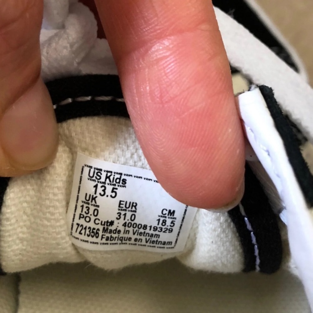 NEW Kids Checkered Old Skool Vans Shoes boys girls - Picture 4 of 6